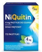NIQUITIN 4mg x 72 past. miętowe NIQUITIN 4mg x 72 past. miętowe