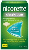 NICORETTE Classic 4mg x 105 gum