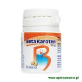 BETA KAROTEN 10mg x 50 tabletek