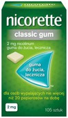 NICORETTE Classic 2mg x 105 gum