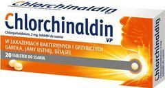 CHLORCHINALDIN x 20 tabletek CHLORCHINALDIN x 20 tabletek