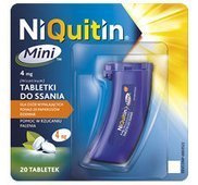 NIQUITIN mini 4mg x 20 tabl. do ssania NIQUITIN mini 4mg x 20 tabl. do ssania