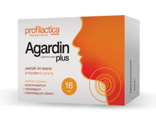 AGARDIN Plus x 16 pastylek do ssania AGARDIN Plus x 16 pastylek do ssania