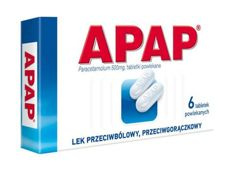 APAP 0,5 x 6 tabletek APAP 0,5 x 6 tabletek