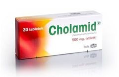 CHOLAMID 0,5 x 30 tabletek CHOLAMID 0,5 x 30 tabletek