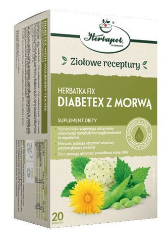 DIABETEX Z MORWA Fix 1,5g x 20 saszetek