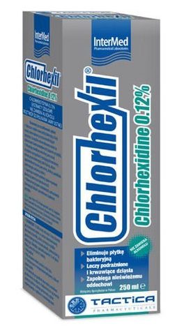 CHLORHEXIL Płyn do płukania jamy ustnej 250ml